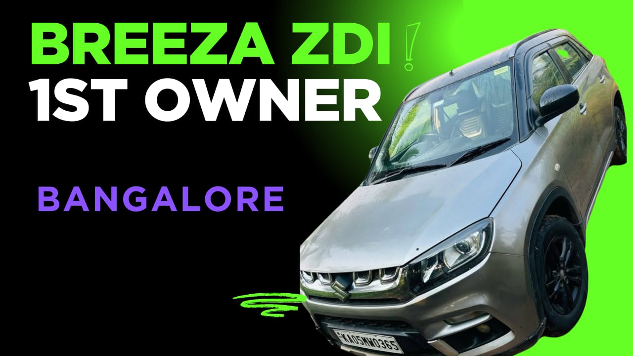 🚙Maruti Suzuki Brezza ZDi for Sale in Bangalore – Single Owner | Excellent Condition 🚙Maruti Suzuki Brezza ZDi for Sale in Bangalore – Single Owner | Excellent Condition