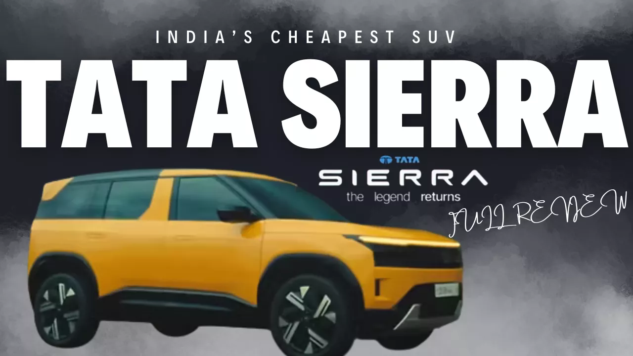 Tata Sierra 2025 review India Tata Sierra 2025 review India