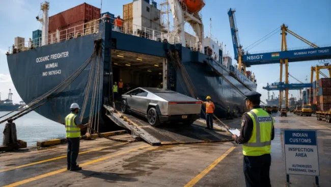 How to Import a Car to India: The Legal CBU and Carnet Process Breakdown 4 Private vehicle import to India clearing customs at a naval port