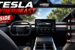tesla cybertruck interior