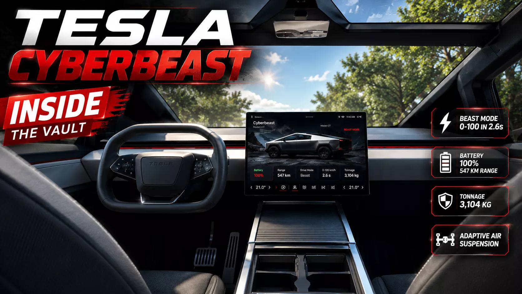 Tesla Cybertruck Interior & Cabin Layout: An Engineering Deep Dive Tesla Cybertruck Interior & Cabin Layout: An Engineering Deep Dive