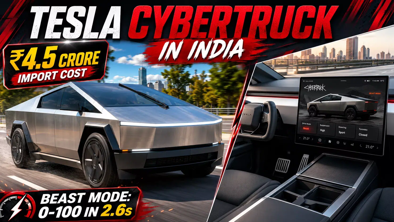 Tesla Cybertruck Price in India 2026: The Mechanical Engineer’s Review Tesla Cybertruck Price in India 2026: The Mechanical Engineer’s Review