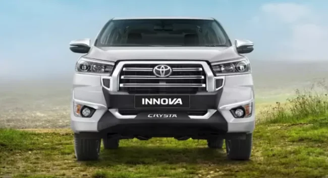 Latest Automobile Updates in India: E85 Flex Fuel, 2026 Innova Crysta, & Tesla’s Grand Entry! 3 toyota has just dropped another facelift for the crysta