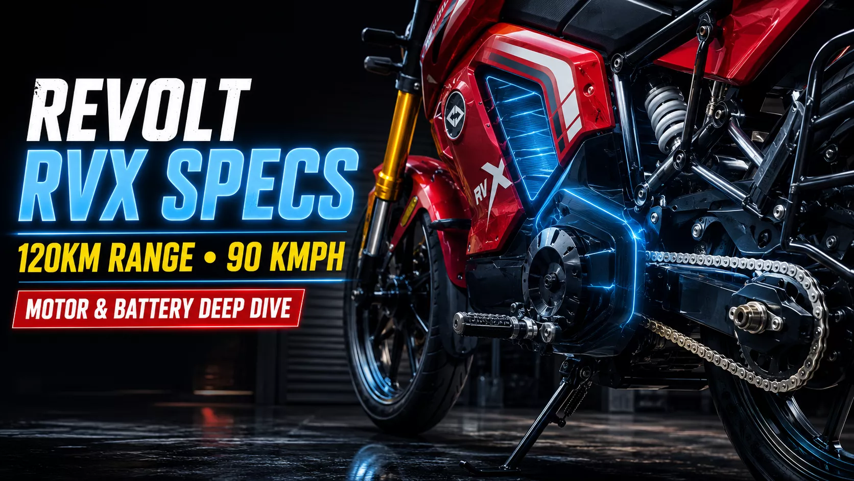 Revolt RVX Battery, Range, and Motor Specs Deep Dive Revolt RVX Battery, Range, and Motor Specs Deep Dive